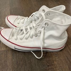 NWOT white converse